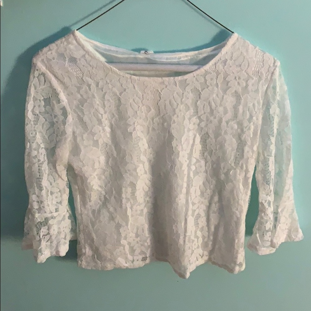 White Lace Top